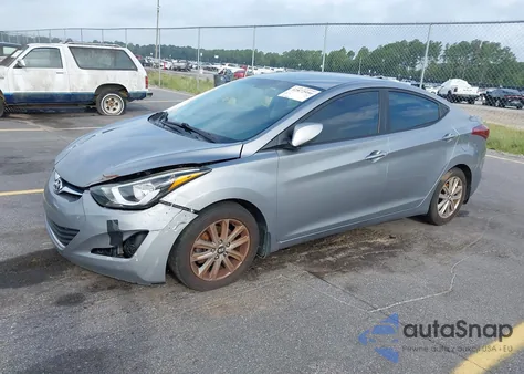 2015 Hyundai Elantra Se from USA, damaged, VIN KMHDH4AE2FU412817